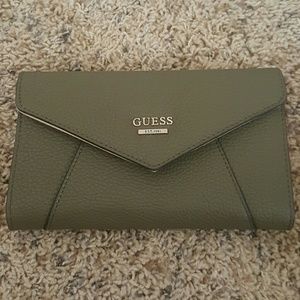 Guess Olive Drab wallet